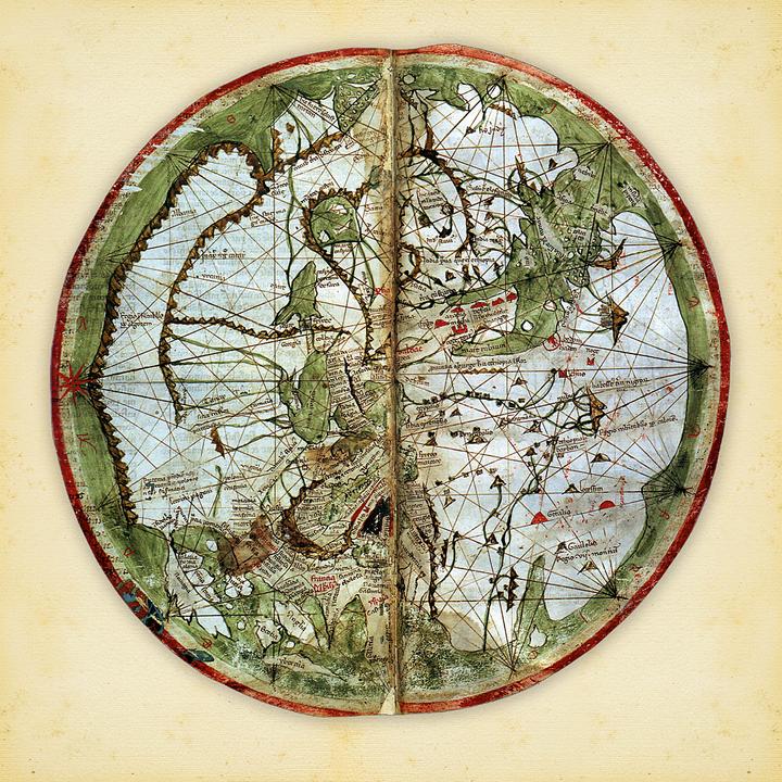 Produktbild Antique Maps 2024 (30 x 30 cm, Harter Einband, Tschechisch, Polnisch, Niederländisch, Italienisch, Englisch, Spanisch, Deutsch, Französisch)