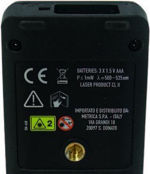 Actual product image Metrica Telemetre Laser Flash Green 100 (100 m)