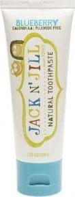Actual product image Jack N' Jill Kids Natural Toothpaste Helps Soothe Gums and Fight Tooth Decay Blueberry Flavour 2 x 50g Mint