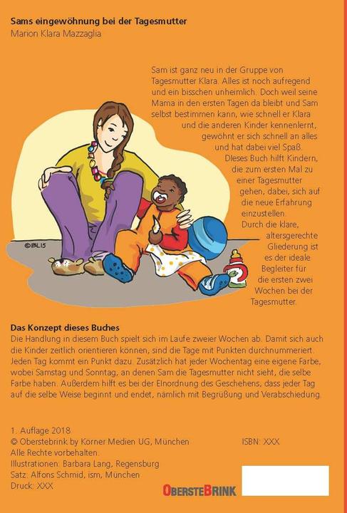 Image du produit Mes premières semaines chez l'assistante maternelle (Allemand, Marion Klara Mazzaglia, 2019)