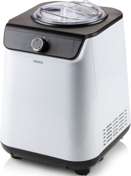Actual product image Primo PR401IM IJsmachine - Roomijsmachine Met Compressor - Zelf Vriezend - 1,2L - Wit/Zwart