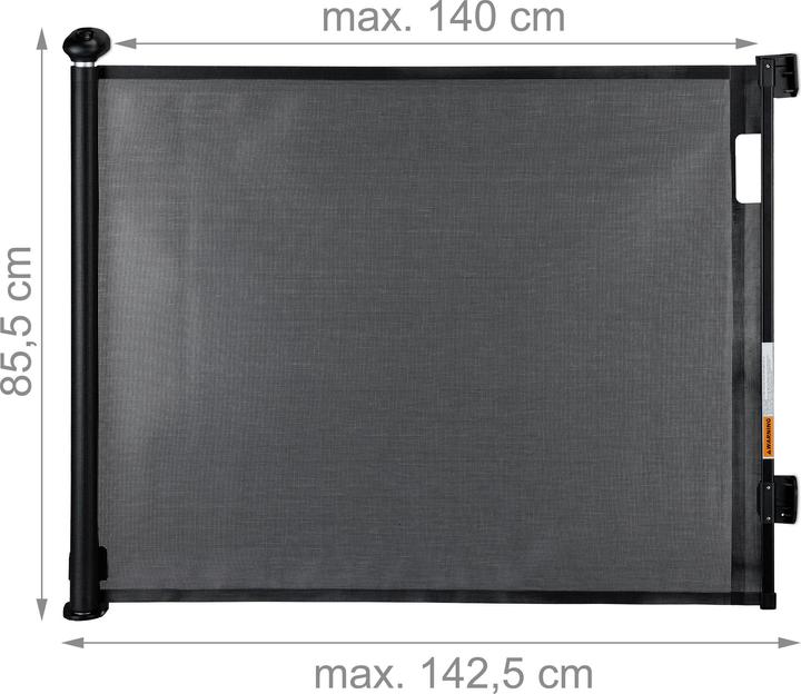 Image du produit Relaxdays Barrière de sécurité pliante (9 cm)