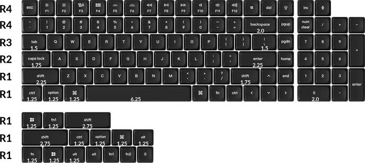Produktbild Keychron KEY-PBT-06