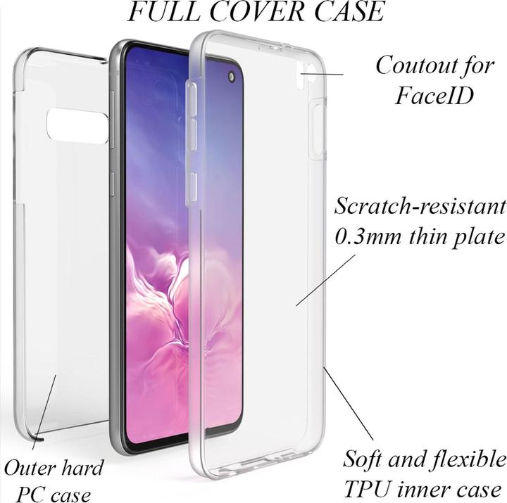 Image du produit Nalia Étui pour téléphone portable 360 degrés (Samsung Galaxy S10e)