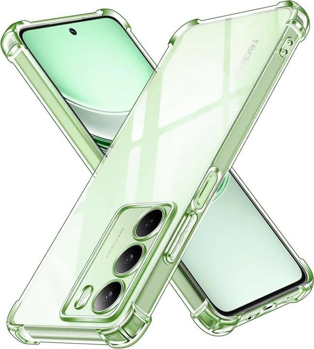 Immagine prodotto Techsuit - Shockproof Clear Silicone - Realme 14x - Clear (Realme 14x)