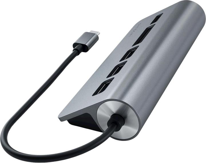 Immagine prodotto Satechi Mozzo in alluminio USB-C (USB-C, 5 Porti)