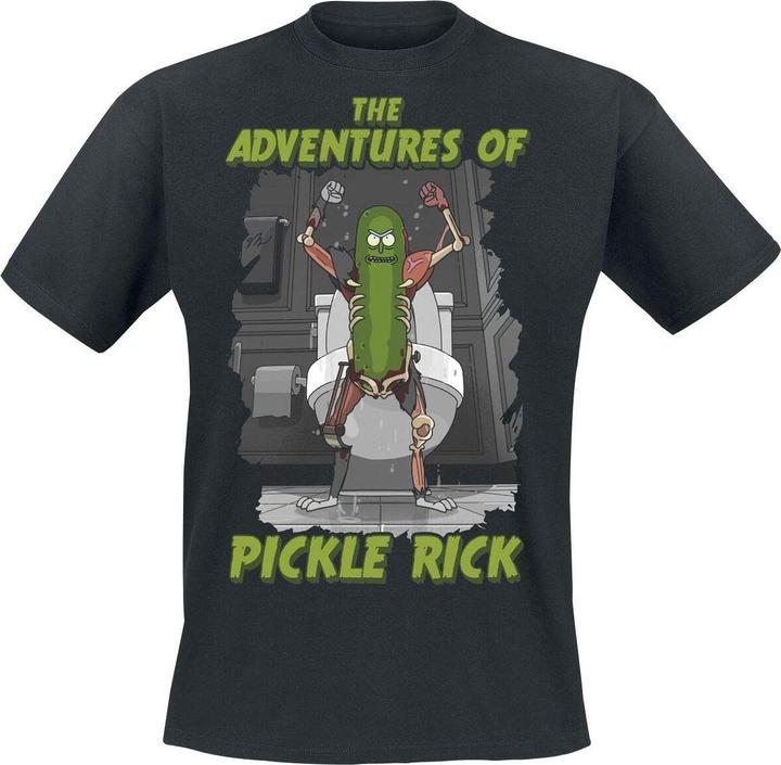 Image du produit Rick And Morty - T-shirt ADVENTURES OF PICKLE RICK - Adulte (S)