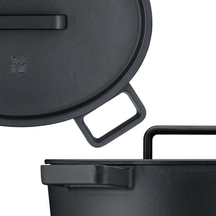 Actual product image WMF Flavour roasting pan oval, 33 x 26 cm, Black (33 cm, Casserole + Stewpot, Cast iron)