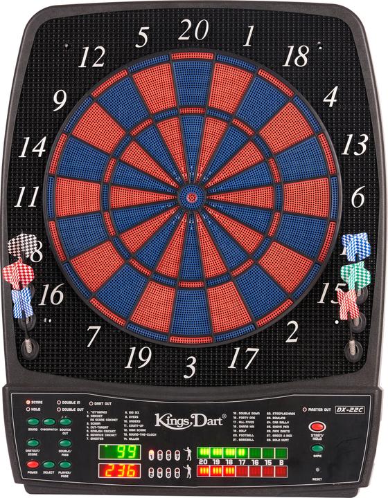 Actual product image Kings Dart Electronic dartboard with luxury equipment