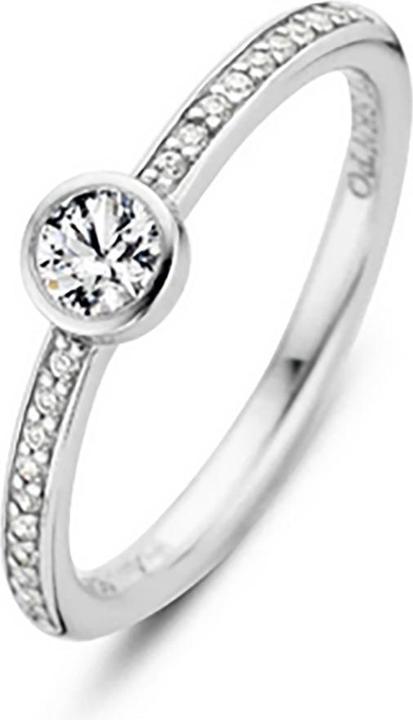 Produktbild Ti Sento Milano Ring mit Zirkonia 12108ZI (56, 925 Silber)