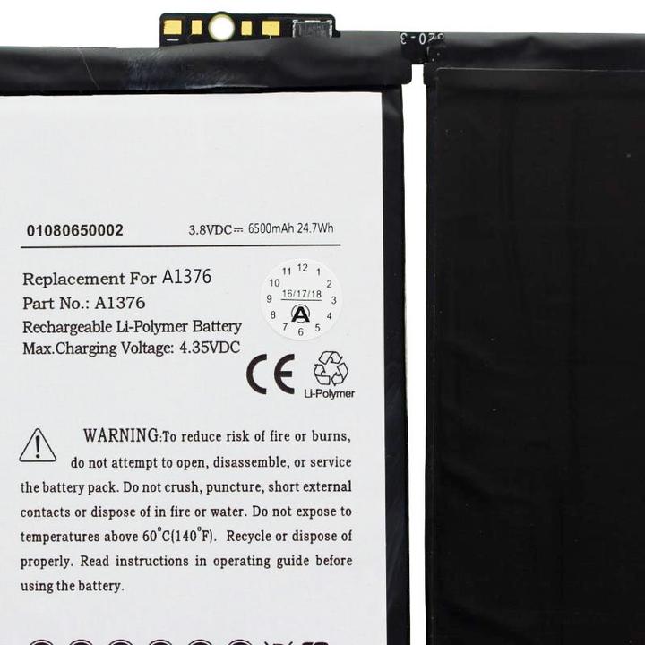 Actual product image AccuCell Battery iPad 2, 616-0561, A1316, A1376, A1395, A1396, A1397