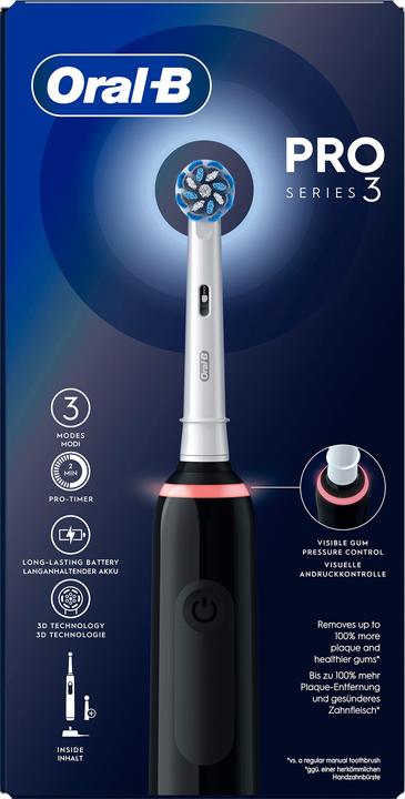 Actual product image Oral-B Pro 3 3000 (Oscillating toothbrush)