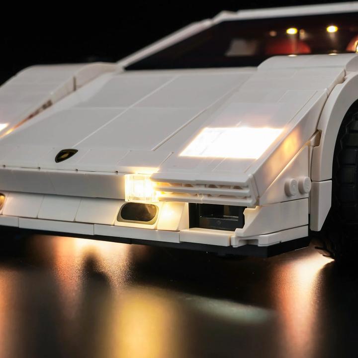 Actual product image BrickBling LED light set for LEGO - Lamborghini Countach (10337) incl. remote control