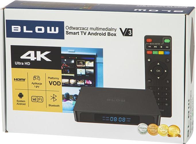 Immagine prodotto Blow 77-303# Smart TV box Nero 4K Ultra HD Wi-Fi Ethernet LAN (16 GB, Androide 10)