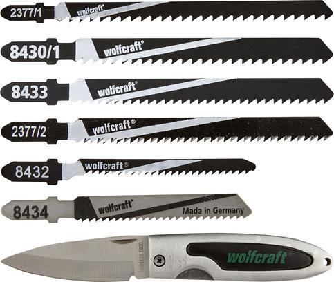 Produktbild wolfcraft wolfcraft 1 Stichsägeblätter-Set 12-tlg. T-Schaft