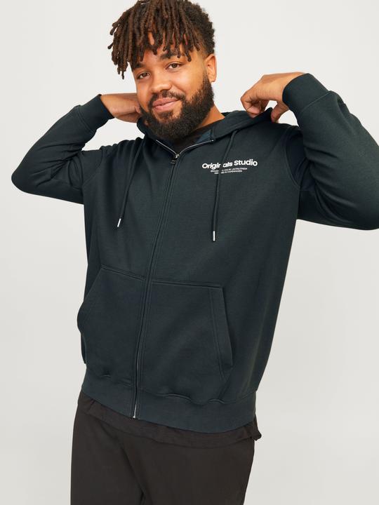 Actual product image Jack & Jones Jorvesterbro Sweat Zip Hood Noos Pls (XXL)