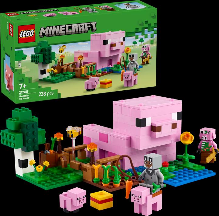 Image du produit LEGO Das Babyschwein-Haus (21268, LEGO Minecraft)