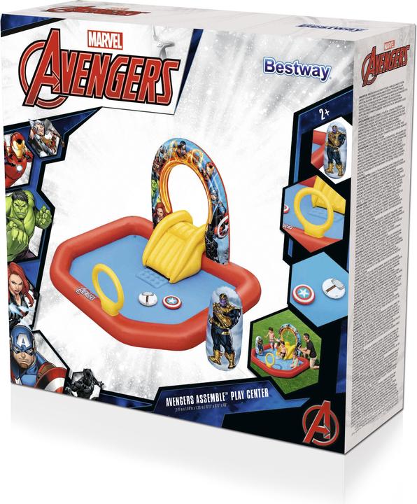 Actual product image Bestway Marvel's Avengers Assemble Kids Inflatable Water Play Center