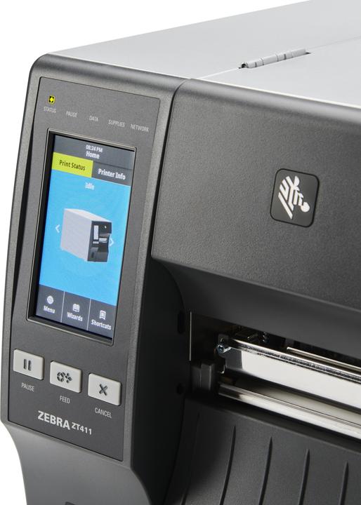 Actual product image Zebra Thermal printer ZT411 300 dpi Cutter (300 dpi)