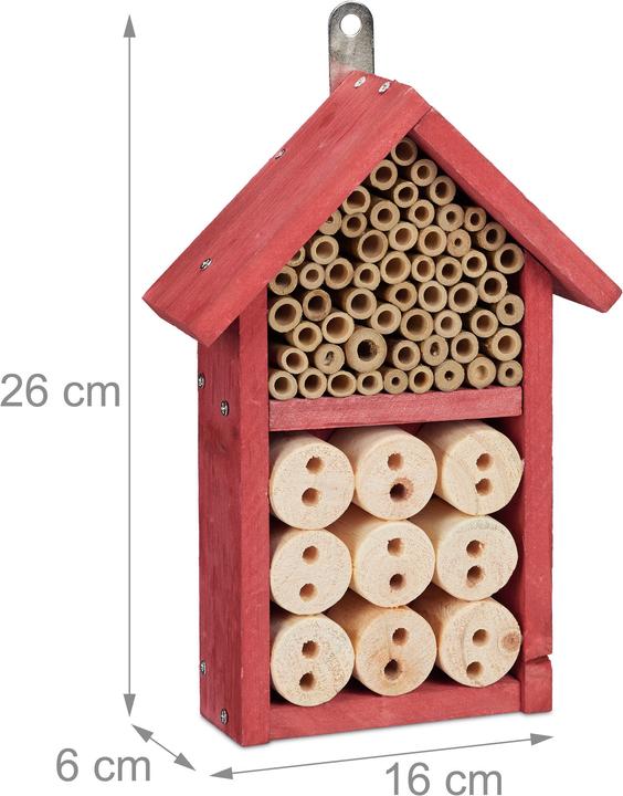 Immagine prodotto Relaxdays Casetta per Api da Assemblare, DIY (Merletti, Api, Coccinelle)