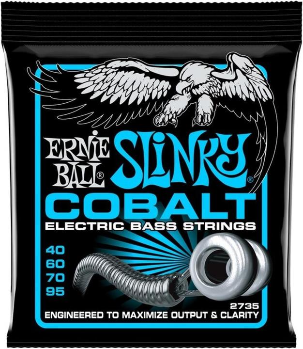 Immagine prodotto Ernie Ball Cobalto piatto extra (4 x, Basso elettrico, 0.10")