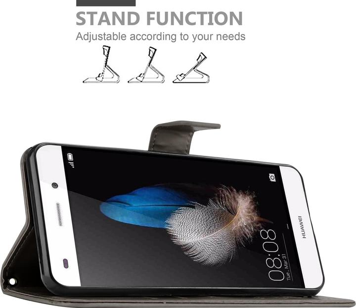 Actual product image Cadorabo Flower Book Cover (Huawei P8 Lite)