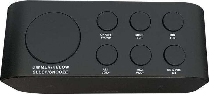 Actual product image Akai Professional ACR-3088 radio Clock Digital Black