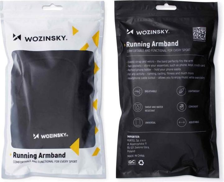 Immagine prodotto Wozinsky fascia da braccio per telefono da corsa blu (WABBL1)