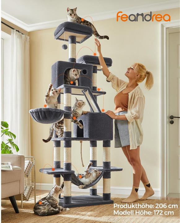Produktbild Feandrea Cat Spa (206 cm, Grau)