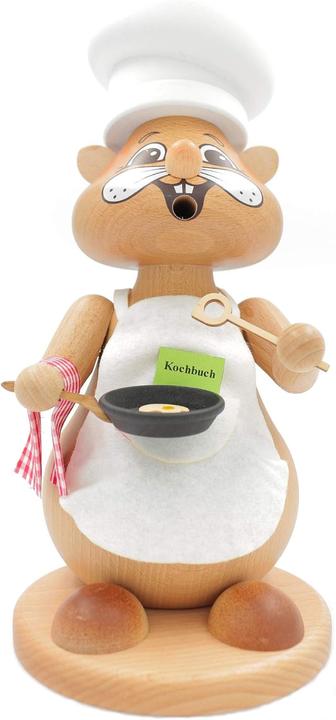 Produktbild Kuhnert Räucherfigur Hamster "Koch"