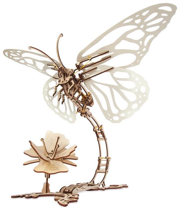 Actual product image Ugears Mechanical butterfly (161 pieces)