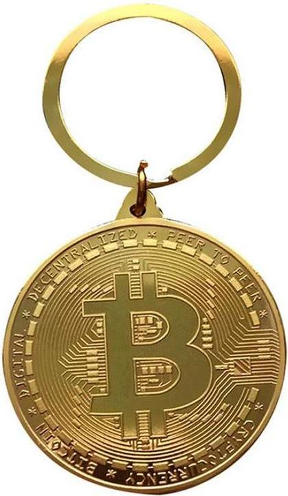 PhoneLook Schlüsselanhänger Bitcoin Münze Token Krypto Kult
