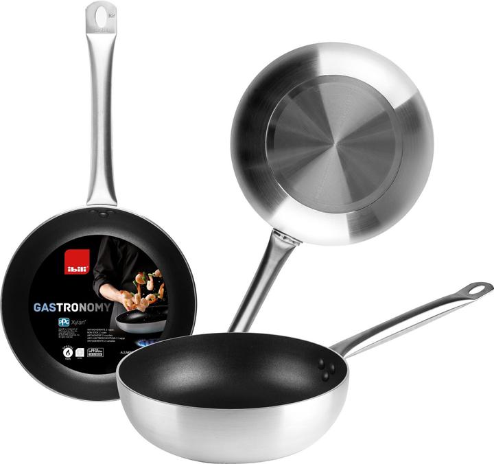 Actual product image Ibili Deep frying pan Gastronomy 28 cm Robust frying pan for the professional kitchen (28 cm, Frying pan)