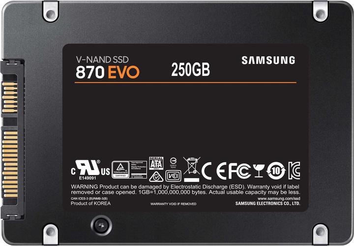 Image du produit Samsung 870 EVO (250 Go, 2.5")