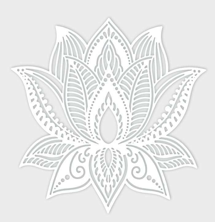 Produktbild Pronty Crafts Schablone "Lotus Blume", 15x15cm