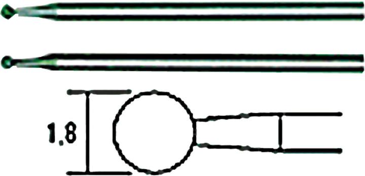 Produktbild Proxxon Diamantschleifstift Kugel 1.8 mm