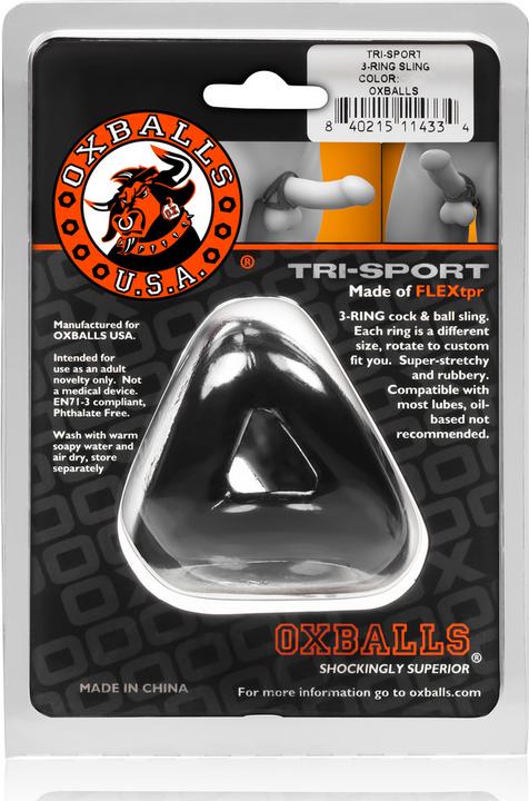 Actual product image Oxballs Tri-Sport - Versatile 3-Ring Cocksling