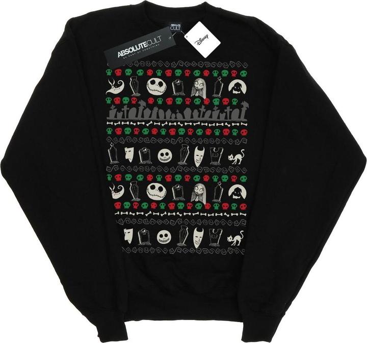 Produktbild Disney Nightmare Before Christmas Festive Icons Sweatshirt Mädchen (152, 158)