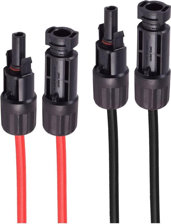 Produktbild Shiverpeaks ®-PV4 Verlängerung, 6mm², 2er Set rot/schwarz, 20m (20 m)