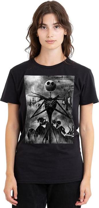 Immagine prodotto The Nightmare Before Christmas Maglietta Jack Skellington Pioggia Adulto Unisex (XL)