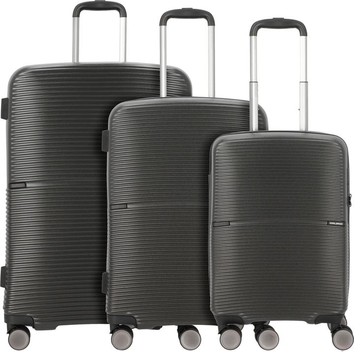 Worldpack San Francisco 4 Rollen Kofferset 3-teilig (103 l, XL (ab 115l))