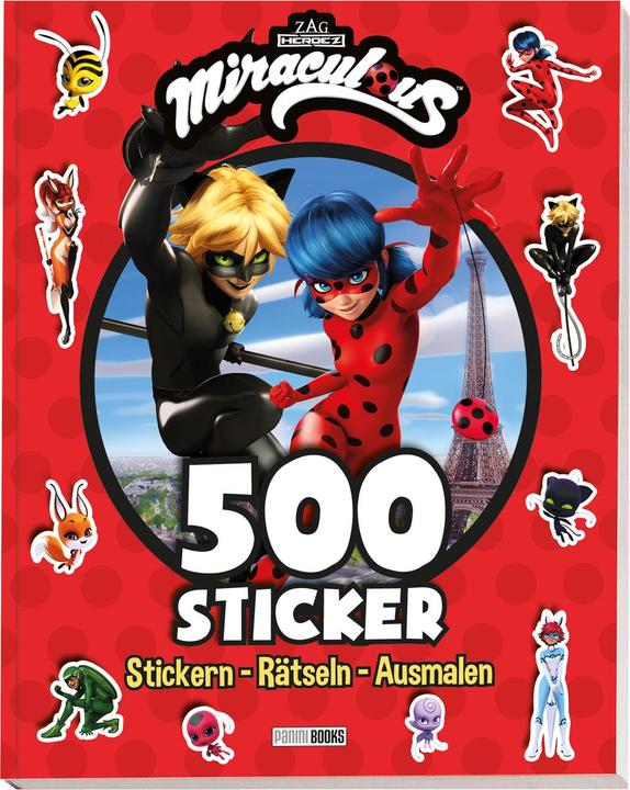 Immagine prodotto Panini Miraculous 500 adesivi - blocco con 8 pagine di adesivi (500 pezzi)