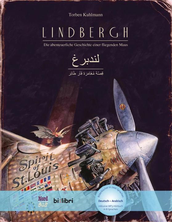 Immagine prodotto Lindbergh. Libro per bambini tedesco-arabo con audiolibro MP3 da scaricare (Torben Kuhlmann, Arabo, Tedesco)