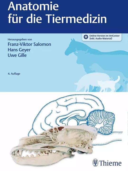 Actual product image Anatomie für die Tiermedizin (German, Franz-Viktor Salomon, Hans Geyer, Uwe Gille, 2020)