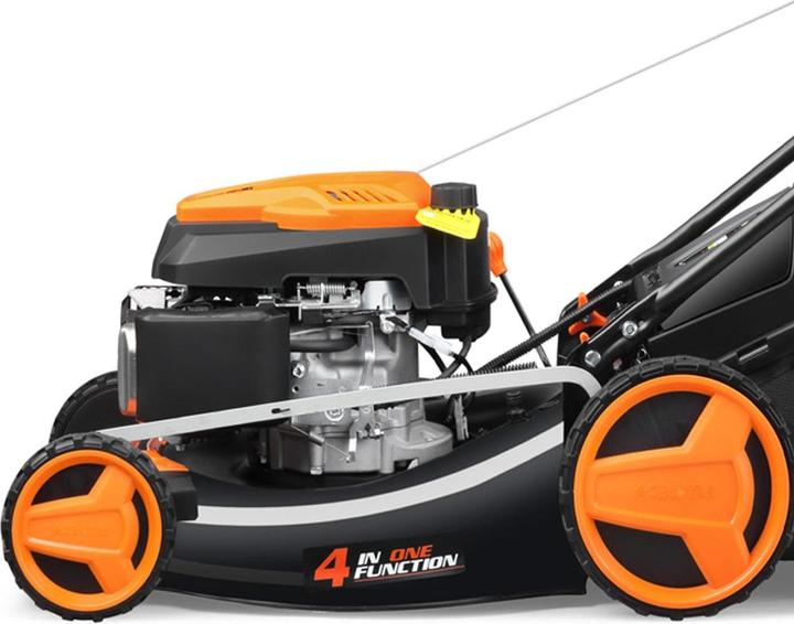 Immagine prodotto Fuxtec Tagliaerba a benzina con avviamento elettrico zipgo® (Batteria ricaricabile)