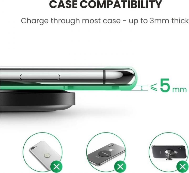 Image du produit Ugreen Bloc de charge sans fil (10 W)
