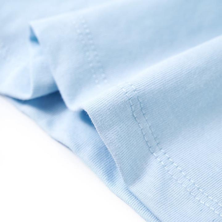 Immagine prodotto VidaXL Maglietta da bambino azzurro 128,Materiale: 100 % cotone,Colore (128)