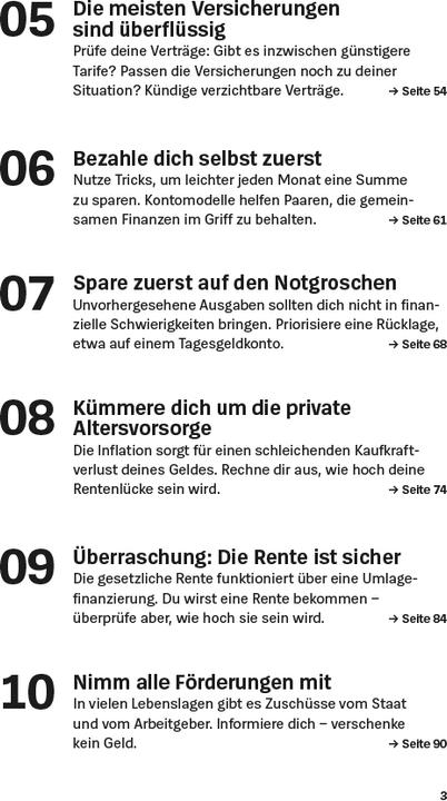 Valori nutrizionali e ingredienti 21 Dinge über deine Finanzen, die du wissen solltest (Tedesco, Matthias Kowalski, 2025)
