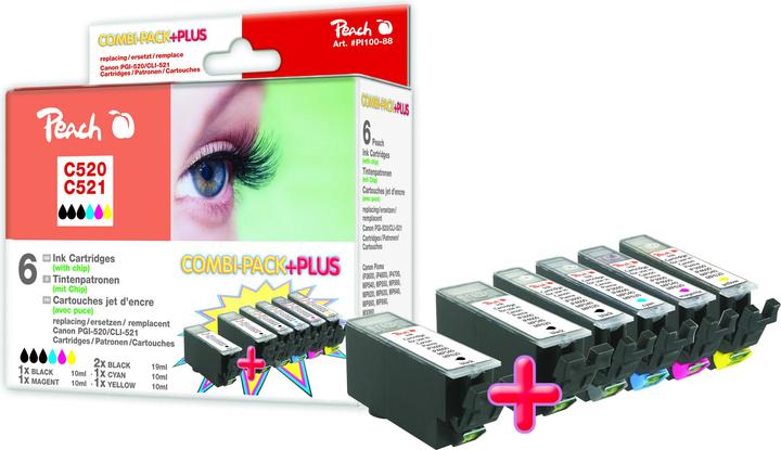 Produktbild Peach Cli-521, Pg-520 (M, BK, PBK, Y, C)