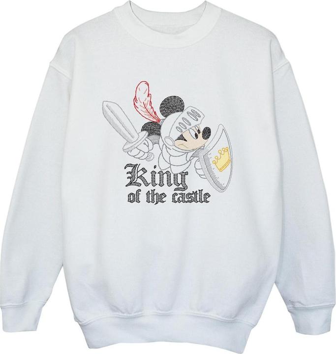 Actual product image Disney Boys Mickey Mouse King Of The Castle Sweatshirt (128)